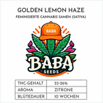 Baba Seeds I Golden Lemon Haze
